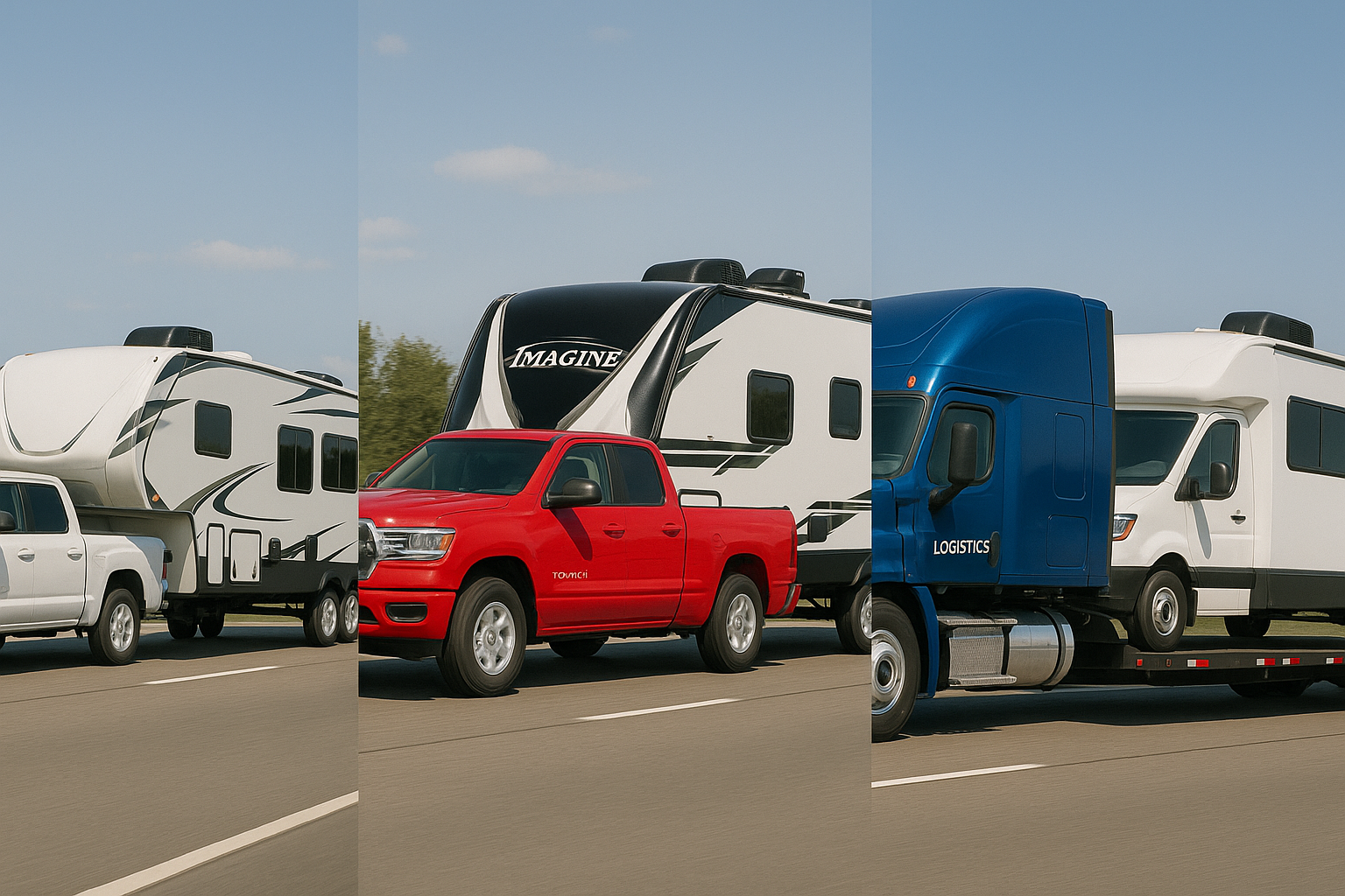 Specialized RV Logistics and Semi-Truck Transport